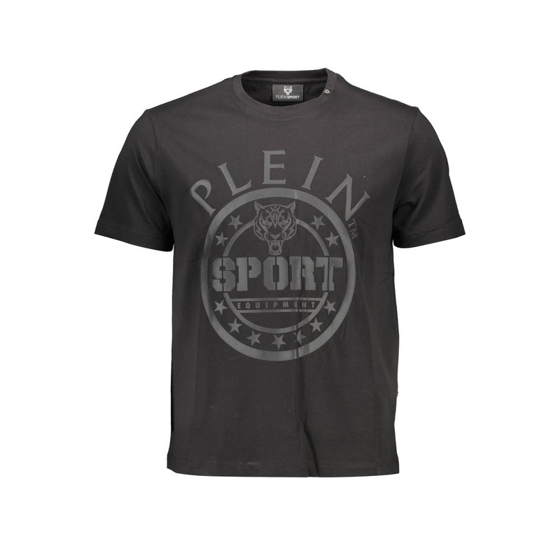 Plein Sport Black Cotton T-Shirt