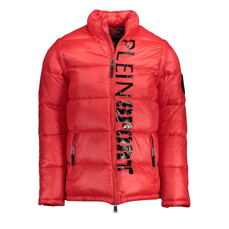 Plein Sport Red Polyamide Jacket