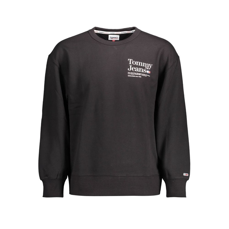 Tommy Hilfiger Black Cotton Sweater