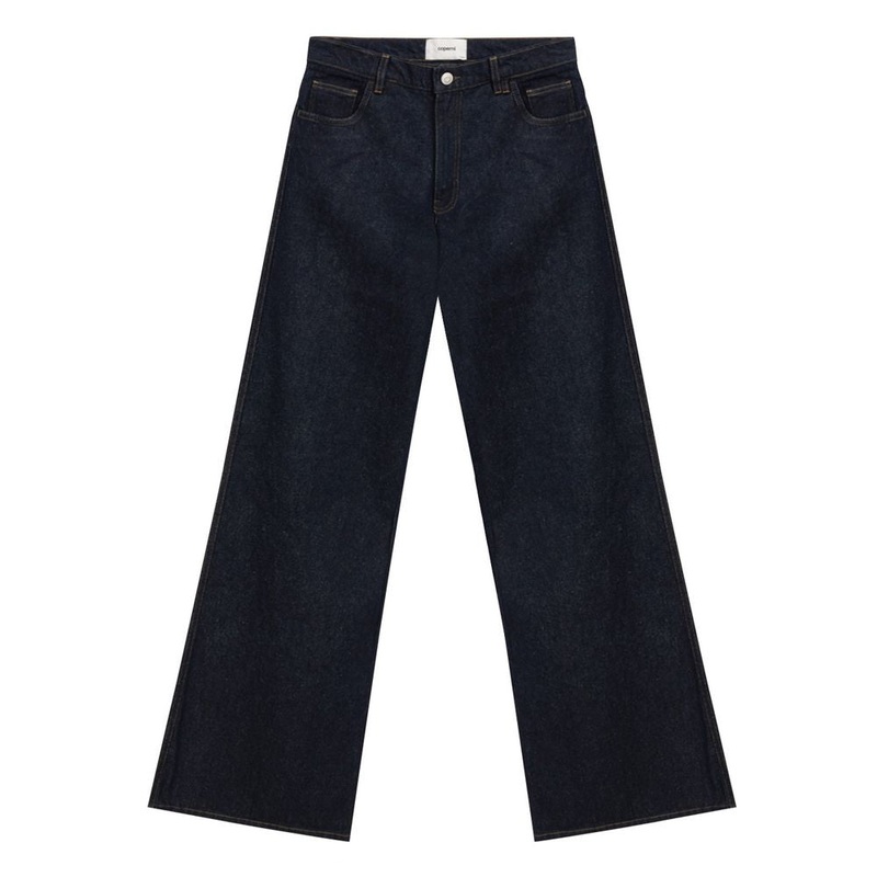 Coperni Blue Cotton High-Waisted Jean