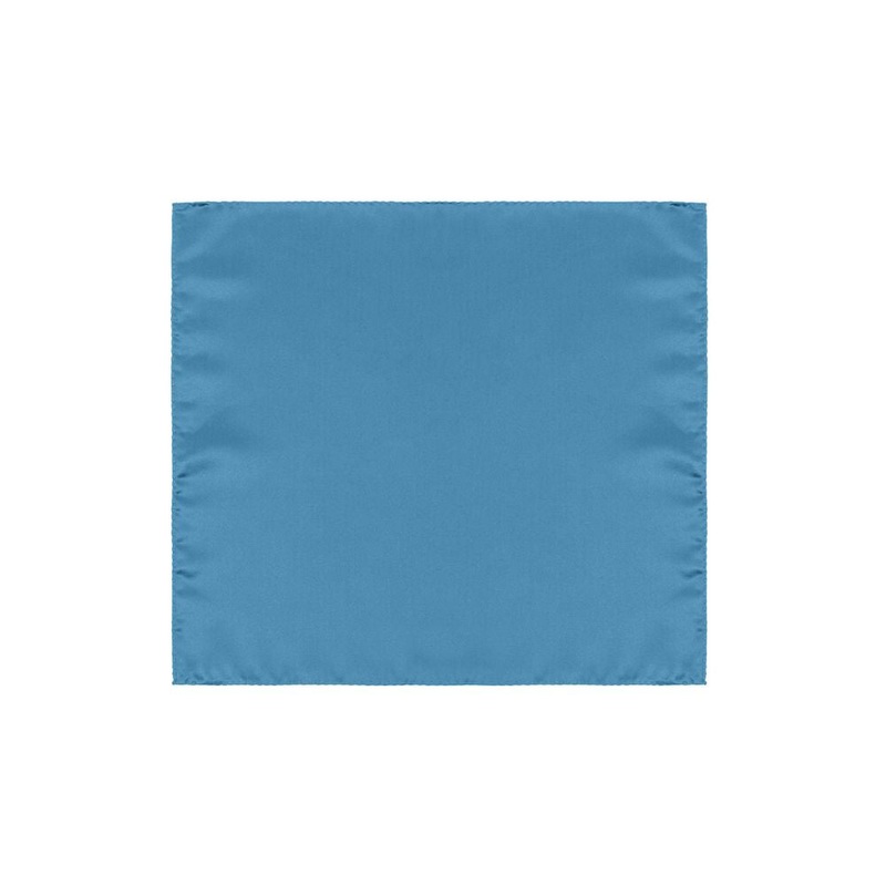Dolce & Gabbana Light Blue Silk Pocket Square