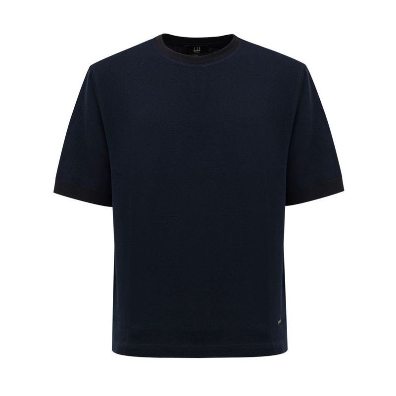 Dunhill Blue Cotton T-Shirt|M