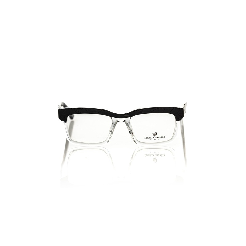 Frankie Morello Black Acetate Unisex Frame