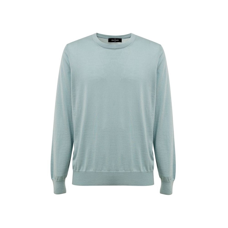 Gran Sasso Blue Cashmere Sweater