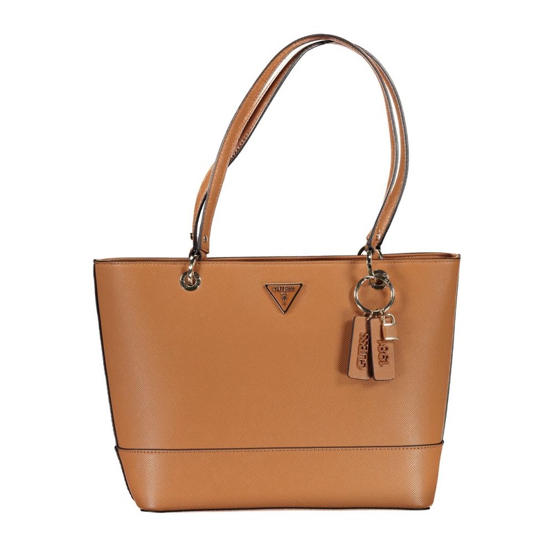 Guess Jeans Brown Polyethylene Handbag