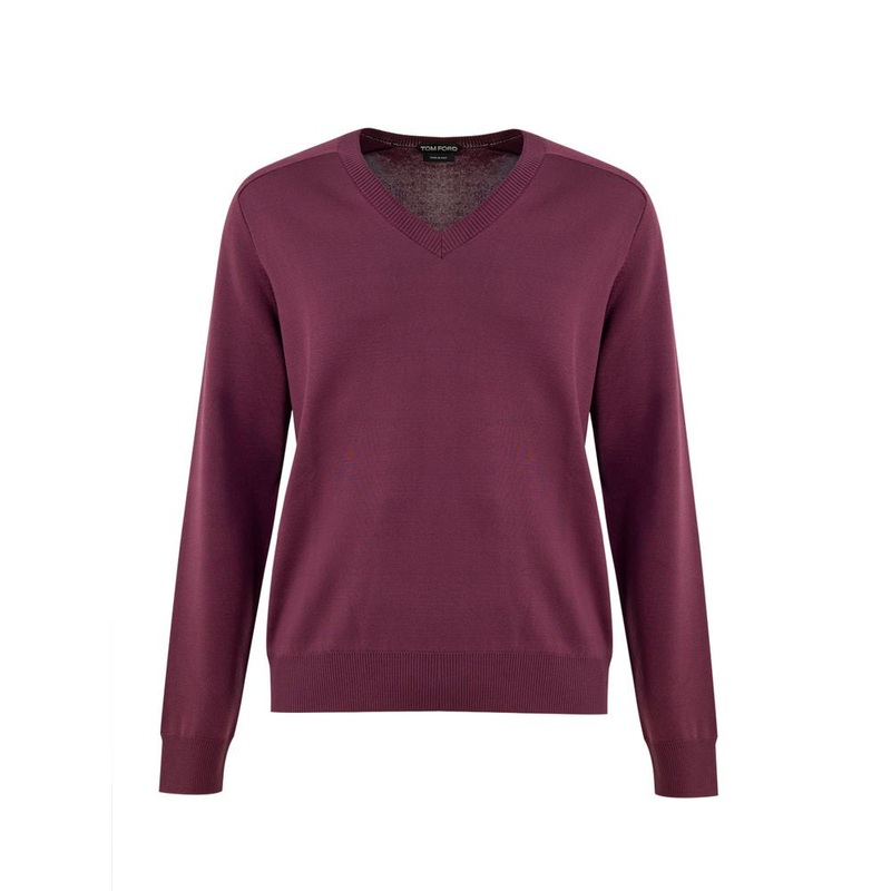 Tom Ford Purple Silk Sweater|IT52 | XL
