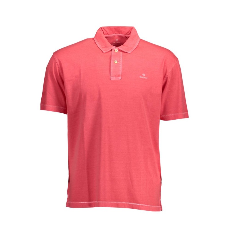 Gant Pink Cotton Polo Shirt|S
