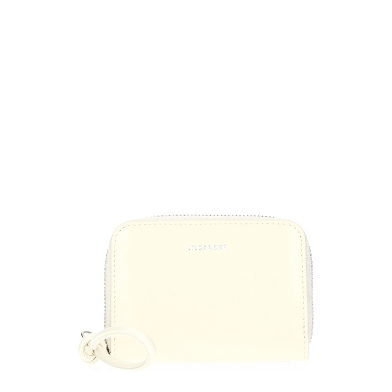 Jil Sander Beige Leather Wallets