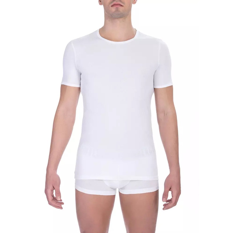Bikkembergs White Cotton Men’s T-Shirt