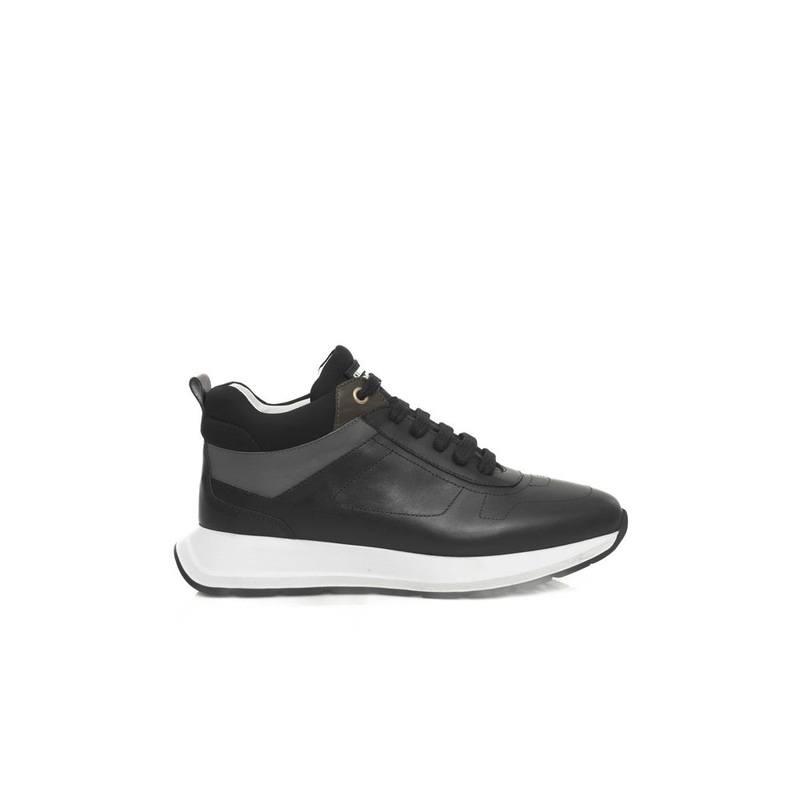 Cerruti 1881 Black Cowhide Women Sneaker