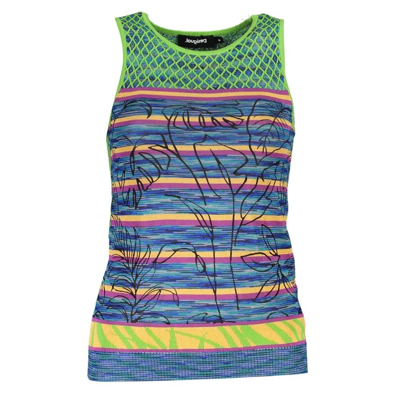 Desigual Green Cotton Women Top