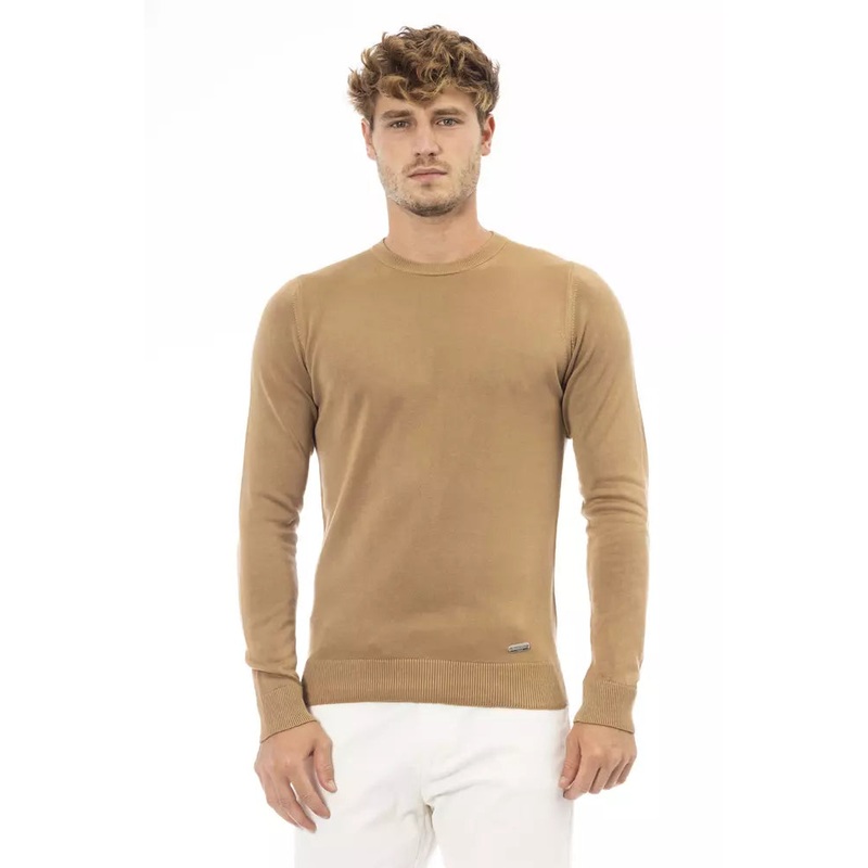 Baldinini Trend Beige Modal Men Sweater