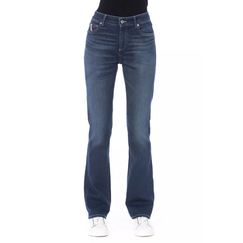Baldinini Trend Blue Cotton Women Jeans