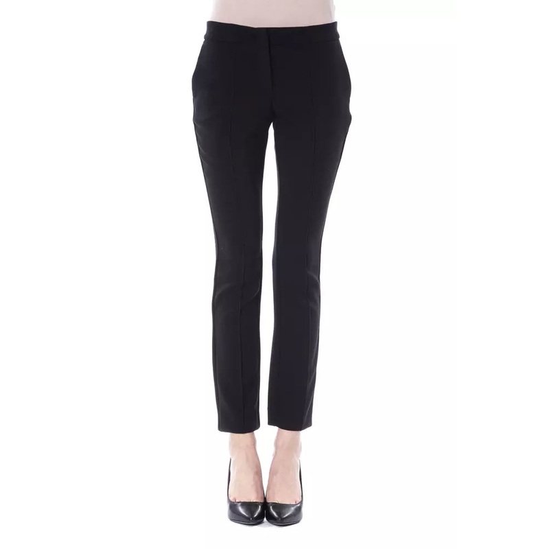 BYBLOS Black Polyester Women Pants