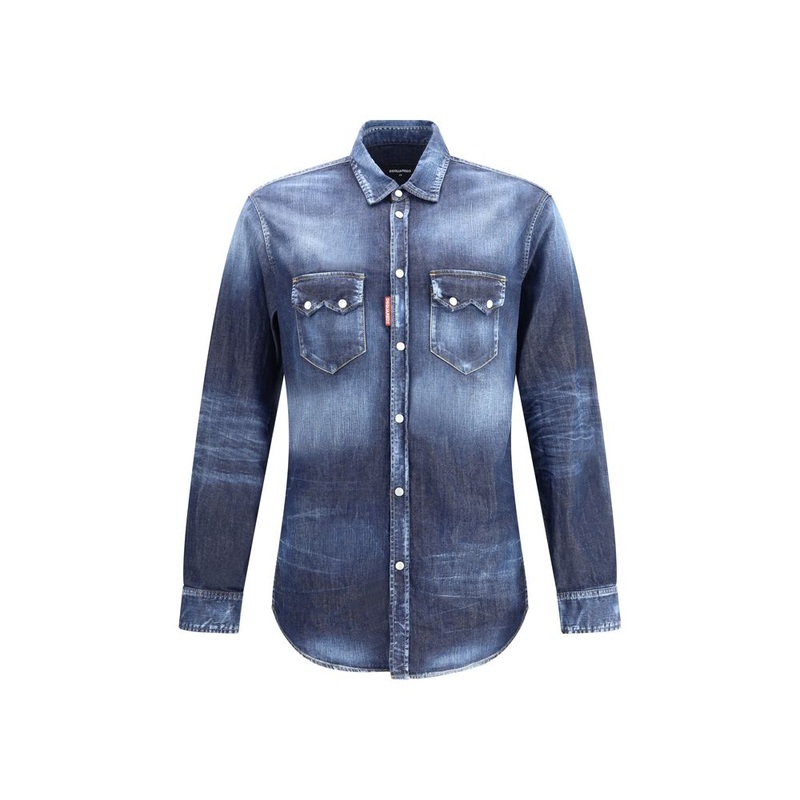 Dsquared Denim Shirt|IT48 | M|IT50 | L|IT52 | XL|IT54 | XXL