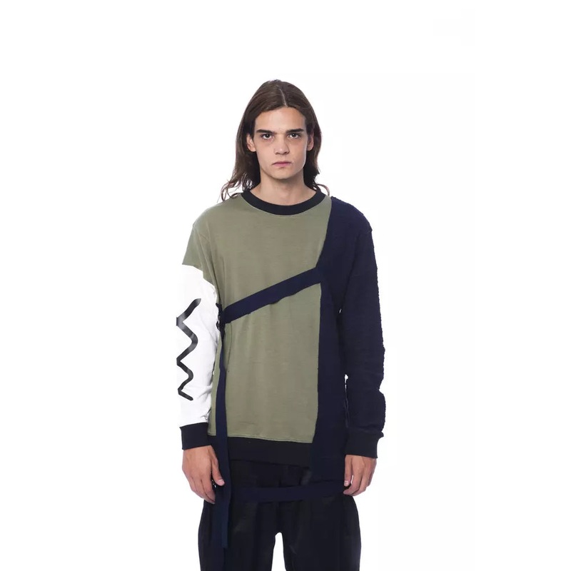 Nicolo Tonetto Army Cotton Men Sweater