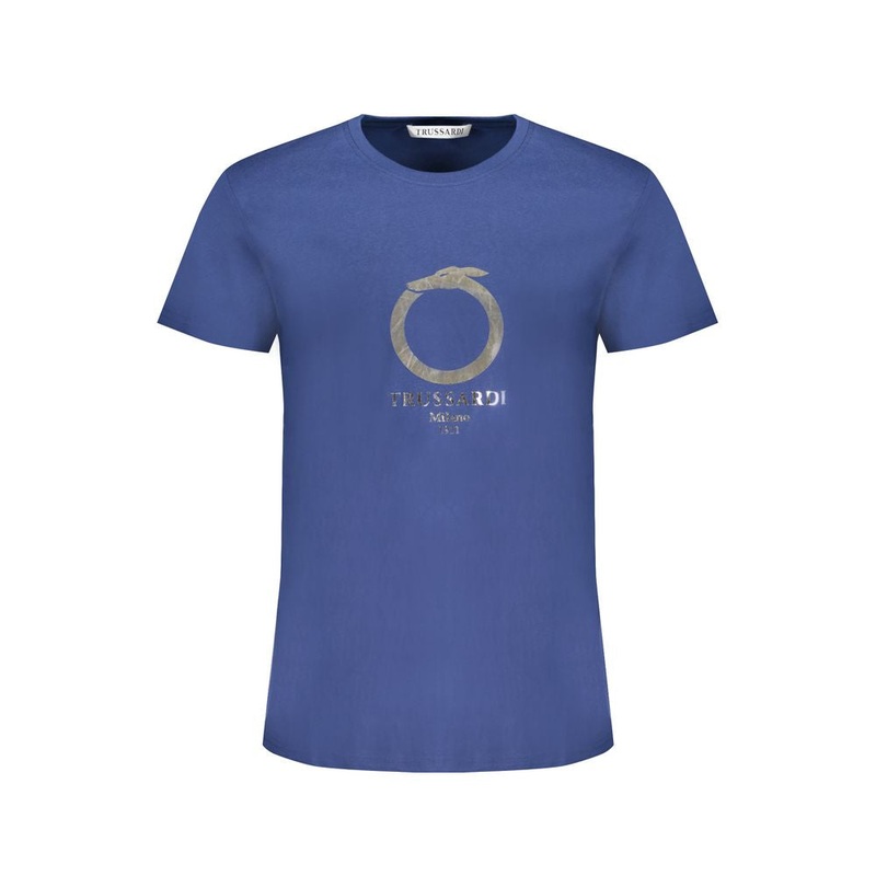 Trussardi Blue Cotton T-Shirt|L|S|XXL