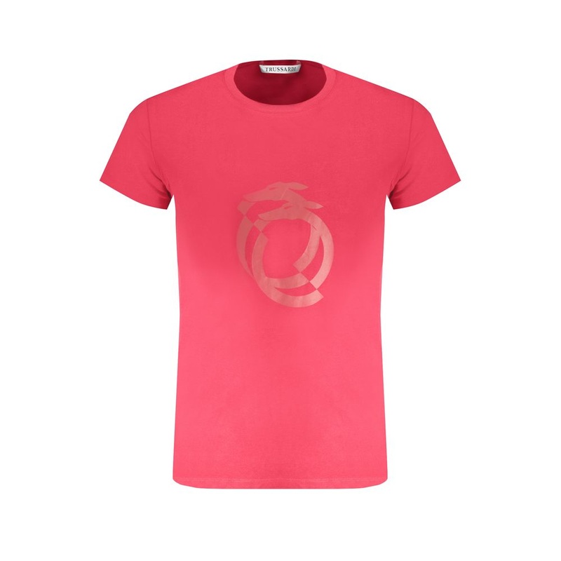 Trussardi Red Cotton T-Shirt|S|M|L|XL|XXL