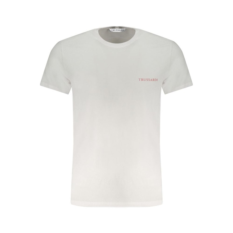 Trussardi White Cotton T-Shirt