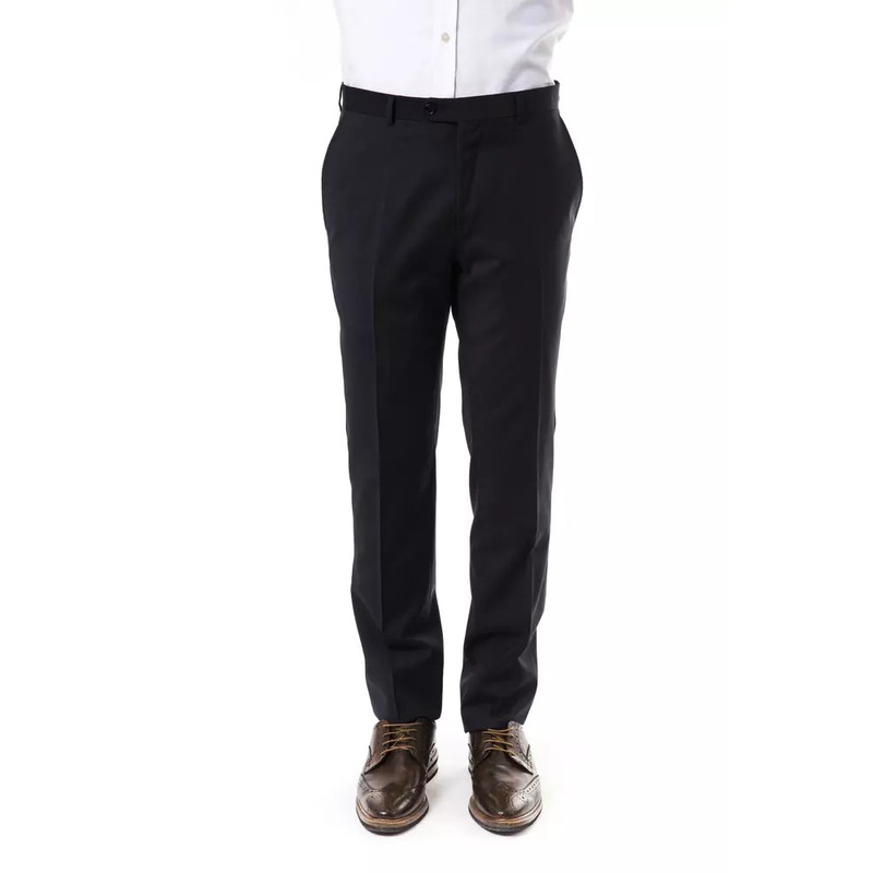 Uominitaliani Gray Wool Men Pant