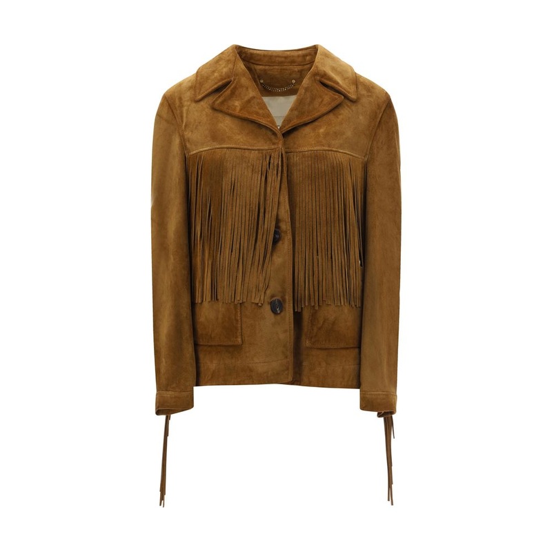 Golden Goose Suede Jacket with fringe