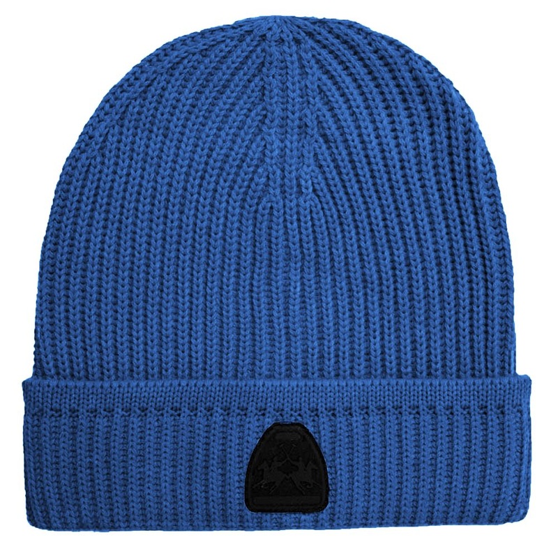 La Martina Blue Acrylic Men Beanie
