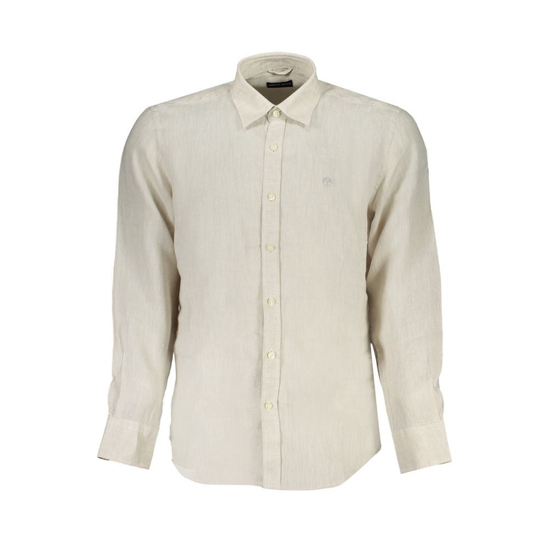 North Sails Beige Linen Shirt|L|S
