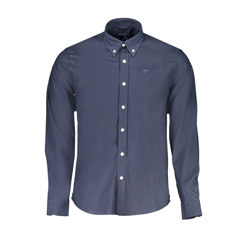 North Sails Blue Cotton Shirt|S