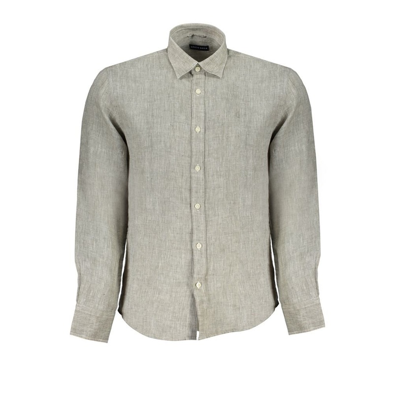North Sails Gray Linen Shirt|S|M