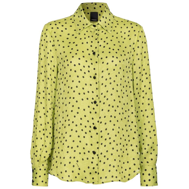 PINKO Green Polyester Shirt|IT38|XS|IT40|S|IT42|M|IT46 | L