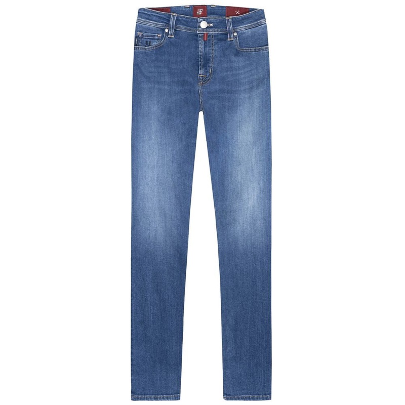 Tramarossa Blue Cotton Men’s Jeans