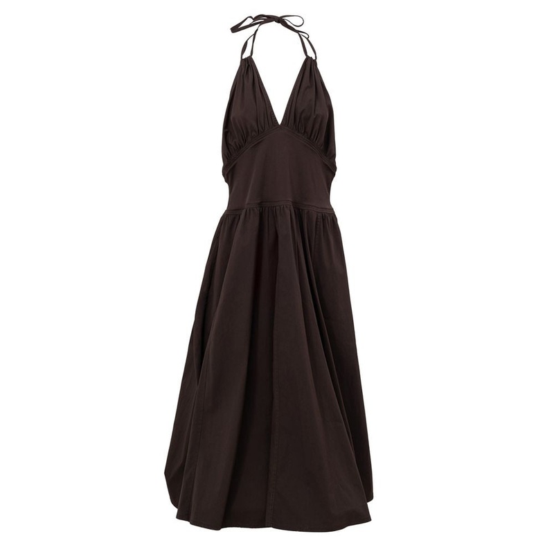 Bottega Veneta Brown Cotton Long