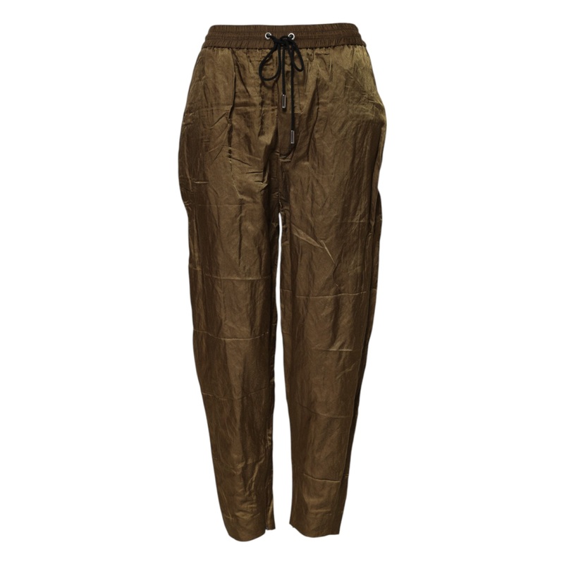 Dsquared Brown Mid Waisted Women Sweatpants Pants