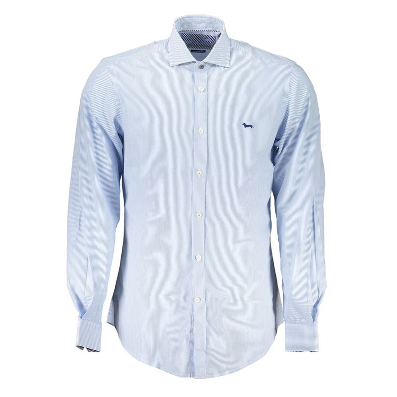 Harmont & Blaine Light Blue Cotton Men Shirt