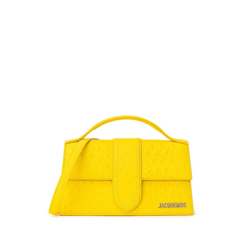 Jacquemus Yellow Leather Handbag