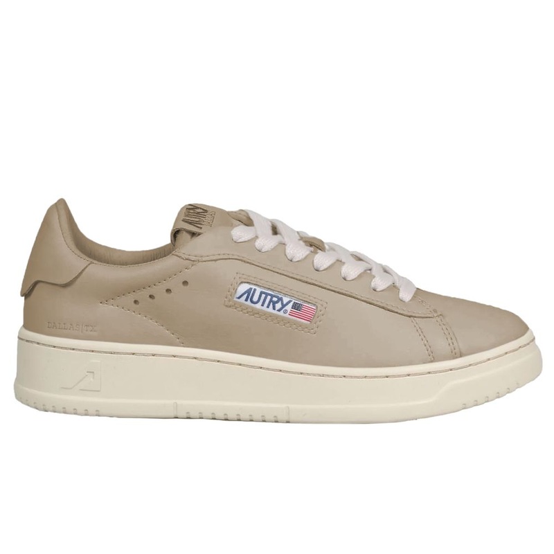 Autry Beige Goatskin Sneaker|EU43/US10