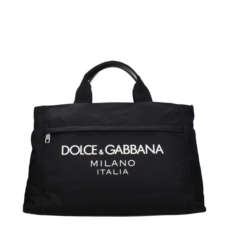 Dolce & Gabbana Black Fabric Luggage And Travel