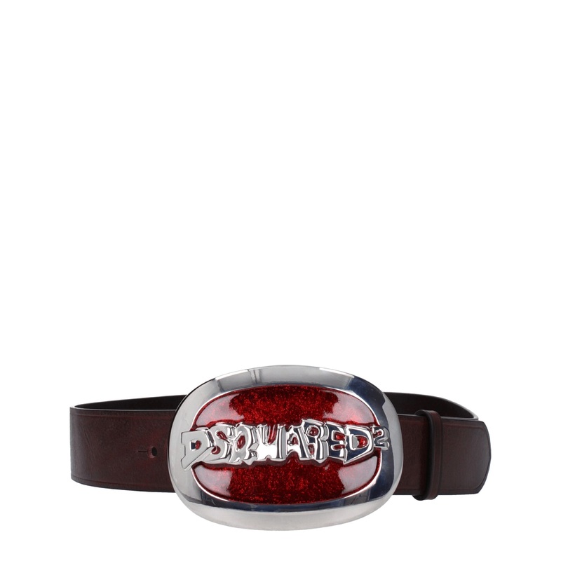 Dsquared Brown Leather Regular Belts