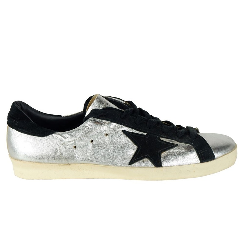 Golden Goose Gray Calfskin Sneaker