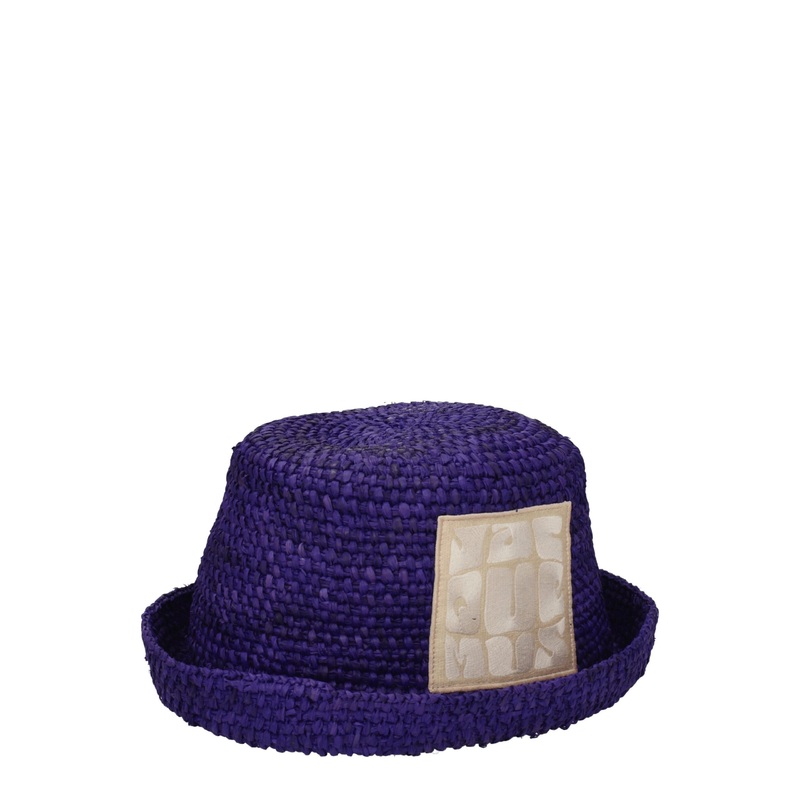 Jacquemus Purple Raffia Hats|56 cm|XS|58 cm|M|60 cm|XL