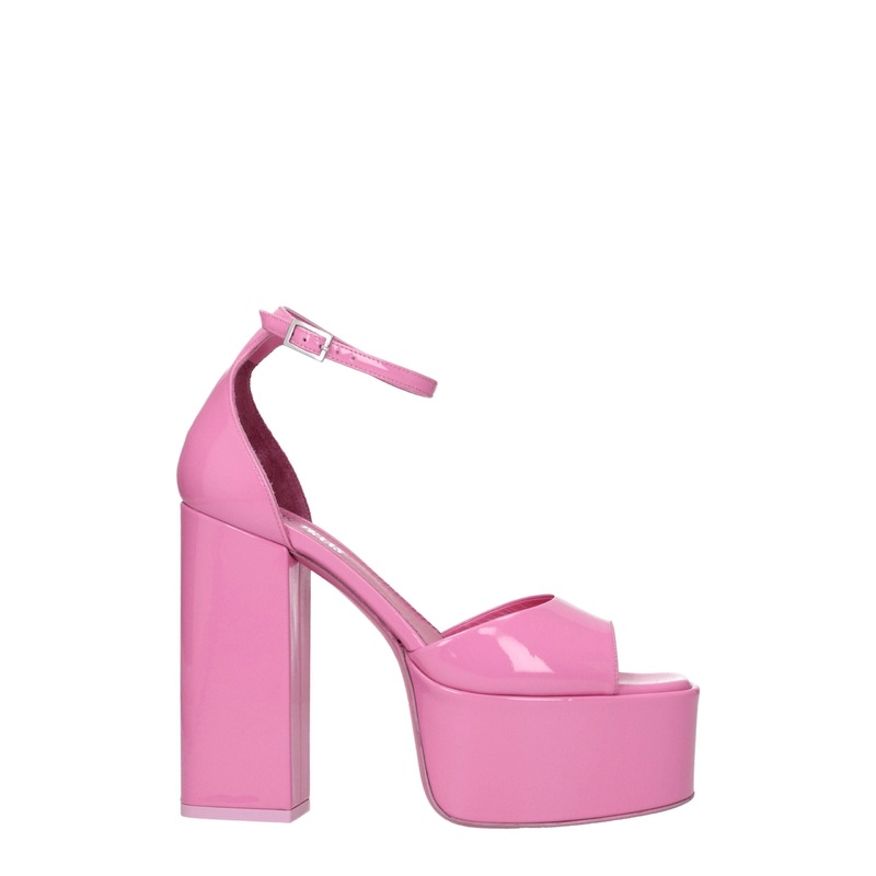 Paris Texas Pink Leather Platforms