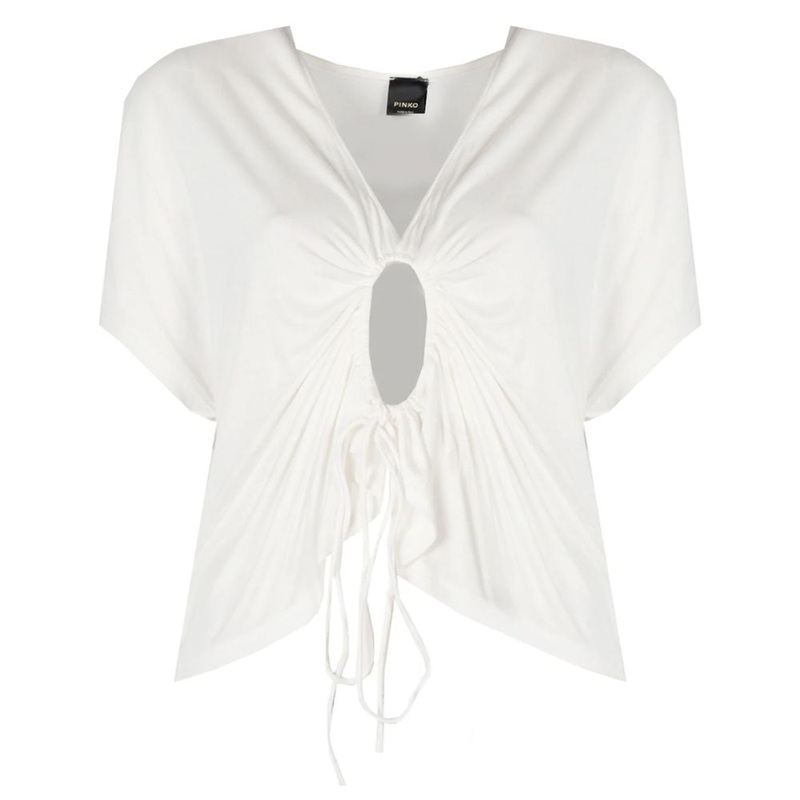 PINKO White Viscose Tops & T-Shirt