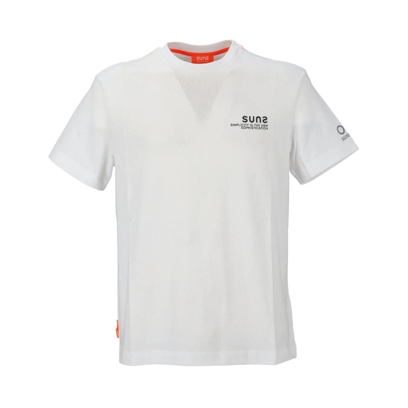 Suns White Cotton T-Shirt|L