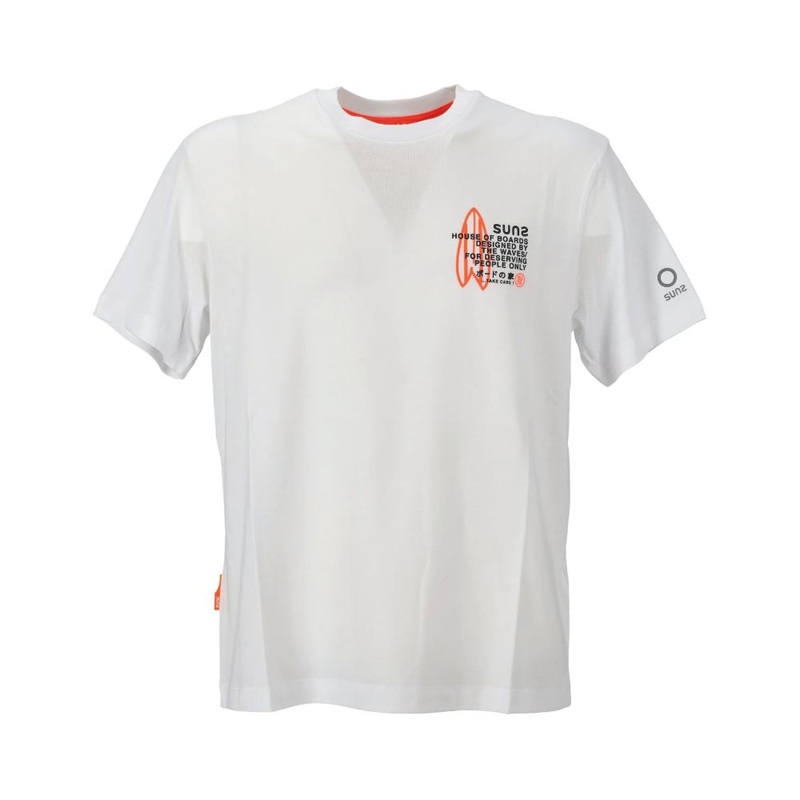 Suns White Cotton T-Shirt|XXL|XL