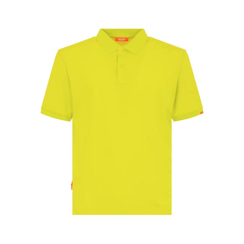 Suns Yellow Cotton Polo Shirt|L|XXL