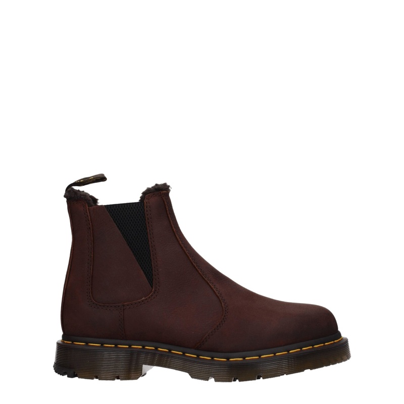 Dr. Martens Brown Leather Ankle Boots