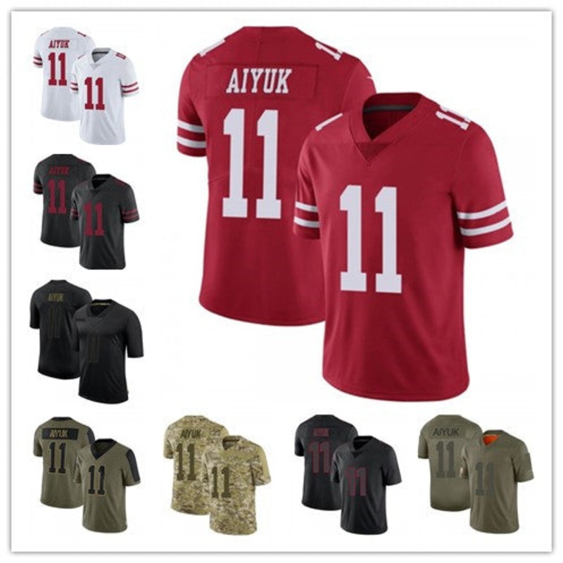 Men’s #11 Brandon Aiyuk SF.49ers Limited Stitched Jerseys