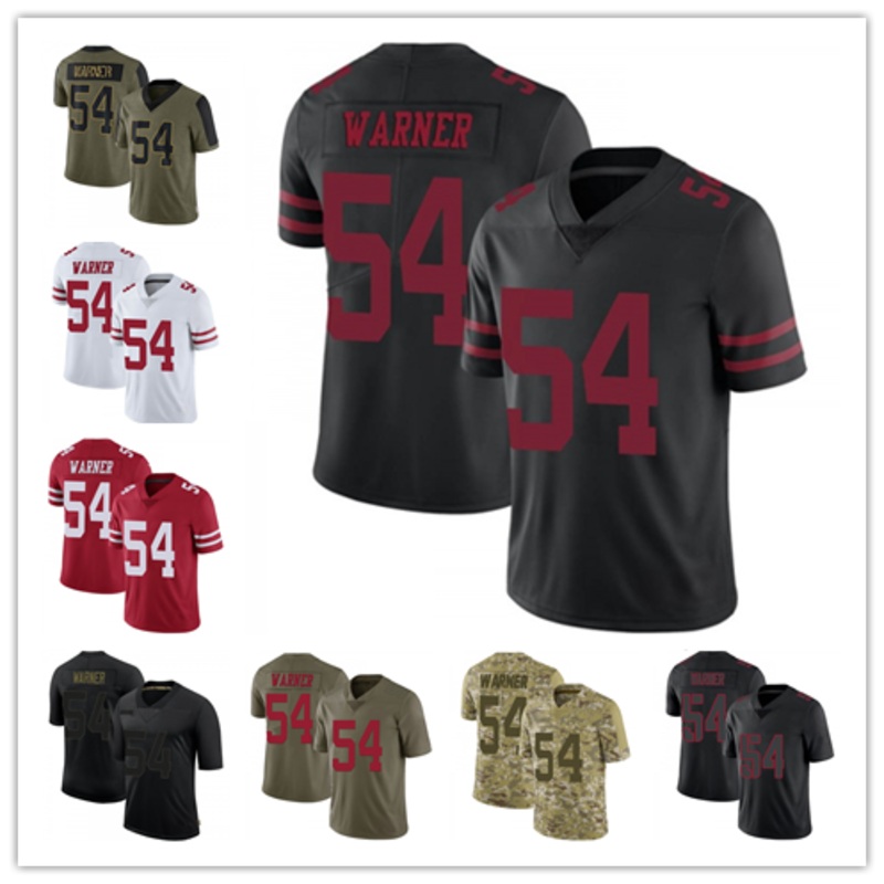 Men’s #54 Fred Warner SF.49ers Limited Stitched Jerseys