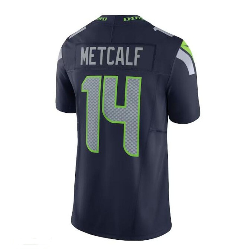 S.Seahawks #14 DK Metcalf  Vapor F.U.S.E. Limited Jersey – College Navy Stitched American Football Jerseys