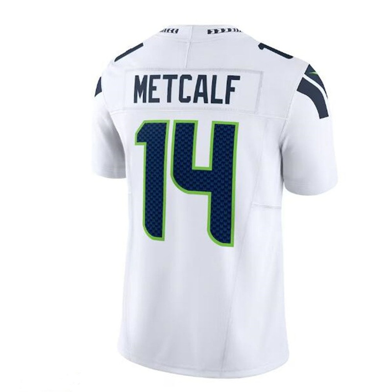 S.Seahawks #14 DK Metcalf  Vapor F.U.S.E. Limited Jersey – White Stitched American Football Jerseys